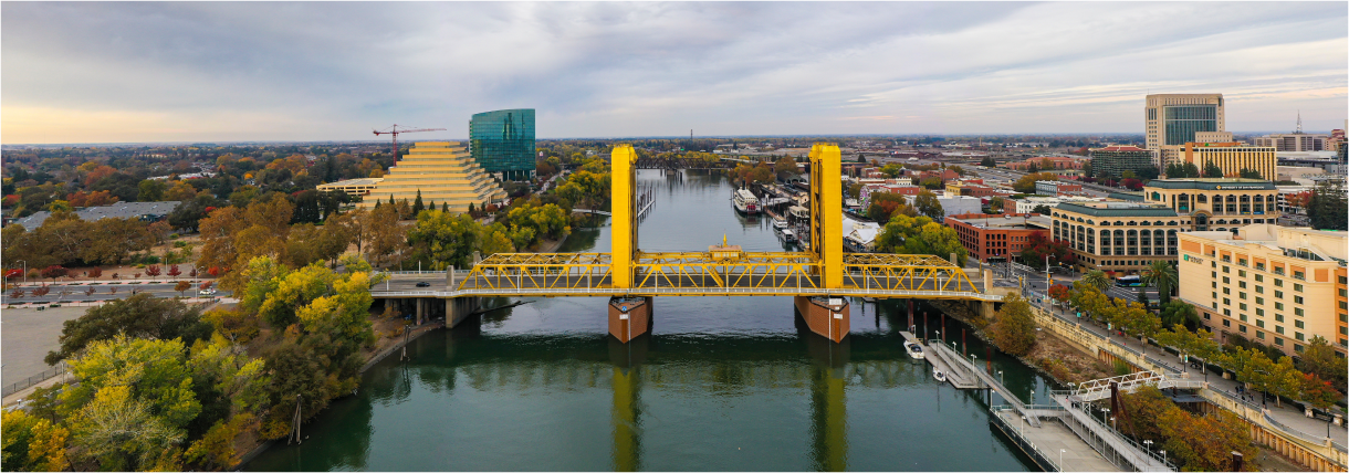 Tower bridge in Fresno